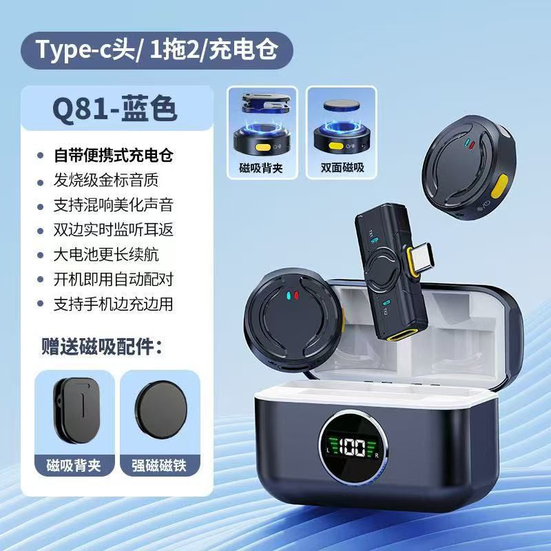 Wireless Microphone With Charging Cabin