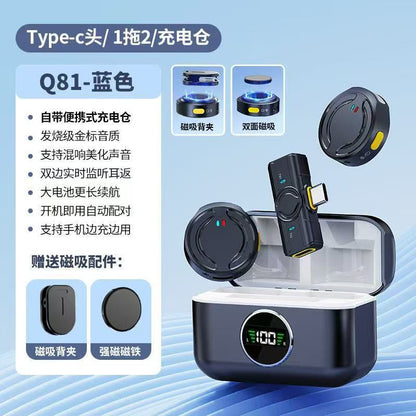 Wireless Microphone With Charging Cabin