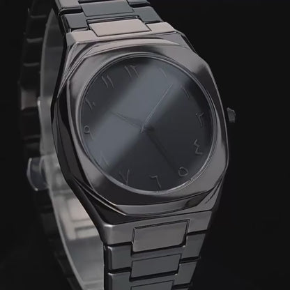 Stainless Steel Arabic Watch